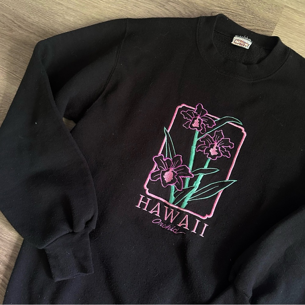 Vintage Hawaii Orchid Sweatshirt